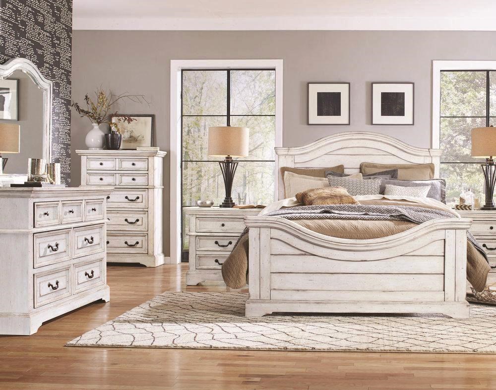 American Woodcrafters Stonebrook Queen Bedroom Group Johnny Janosik